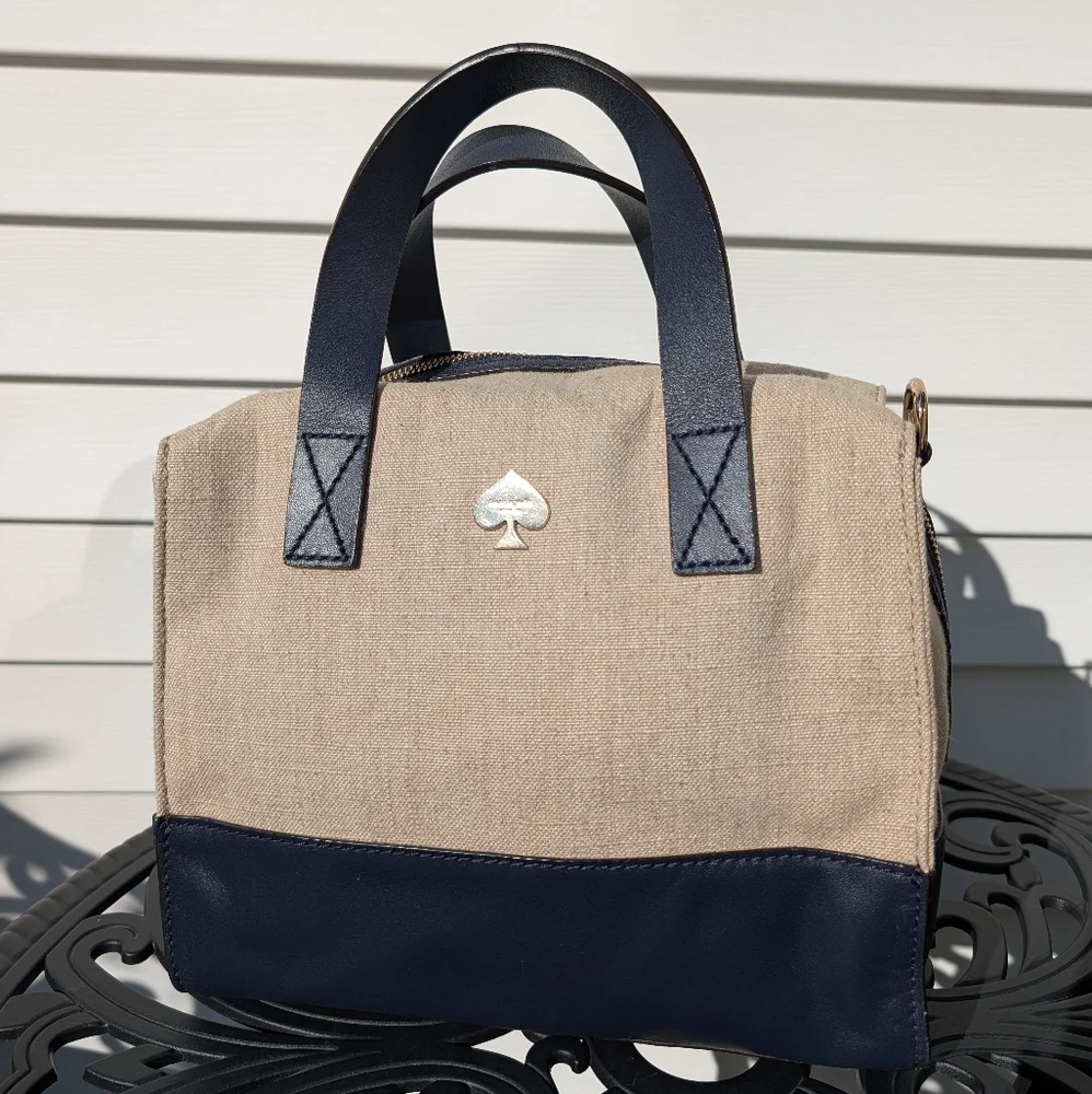 Kate Spade ♠️ Lincoln Square Little Kennedy Satchel - Navy
